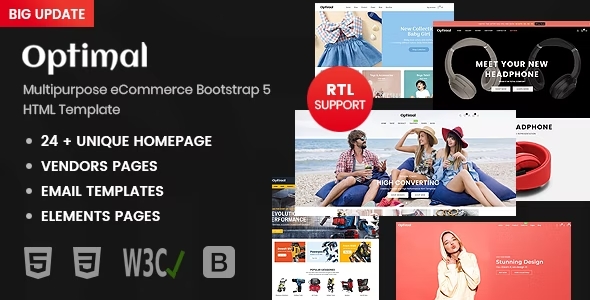 Optimal eCommerce HTML Template